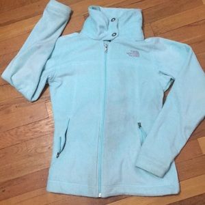 Mint soft jacket by north face.